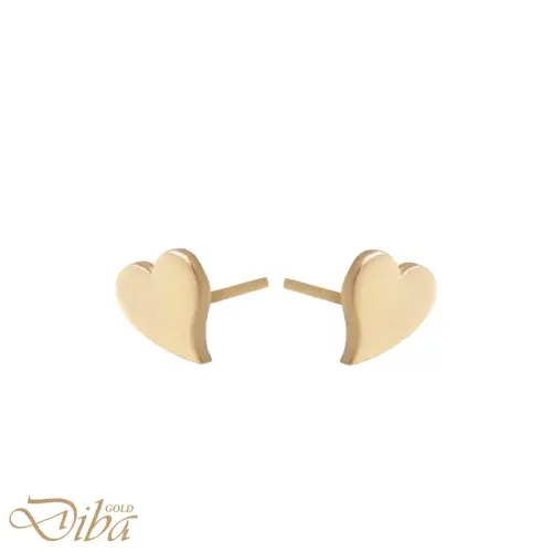 گوشواره طلا میخی قلب