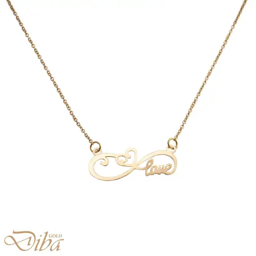 گردنبند طلا ملودی لاو