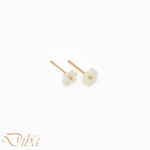 گوشواره طلا میخی لوتوس