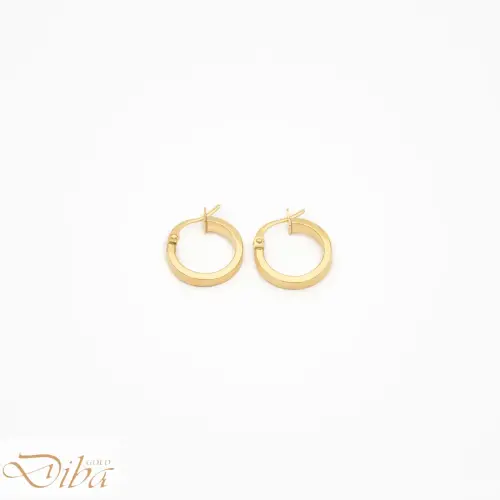 گوشواره طلا حلقه ای رونا