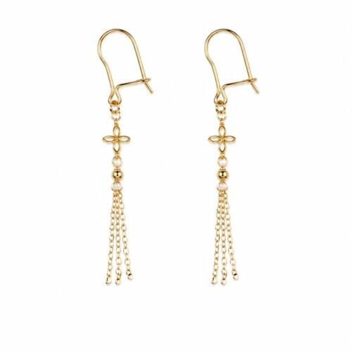 گوشواره طلا حلقه ای ترنج