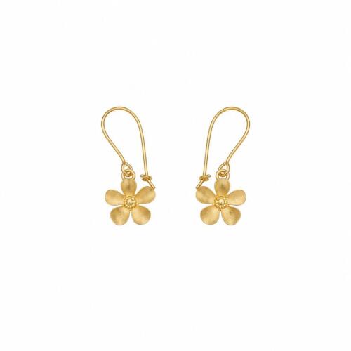 گوشواره طلا حلقه ای شکوفه