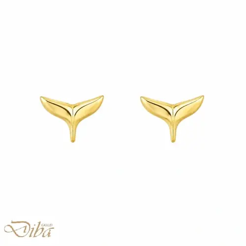 گوشواره طلا میخی دم وال