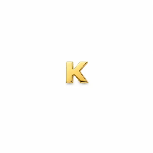 پلاک طلا حرف K
