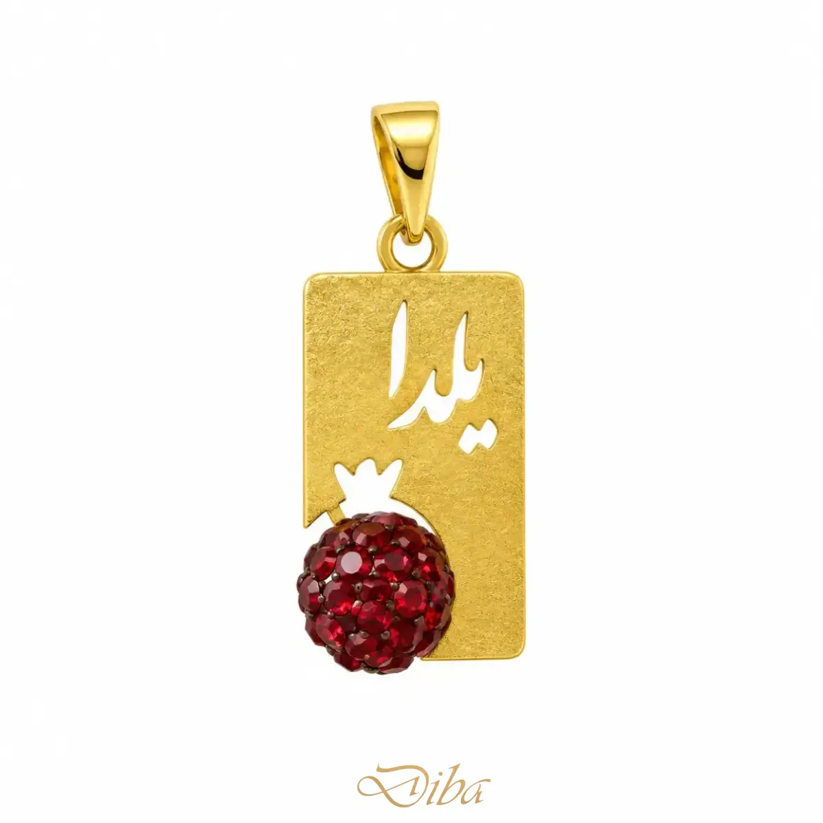 پلاک طلا سواروسکی یلدا